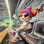 kubrik © Coozy aka Claudia W Wipfler -Oilpainting handmade 2025